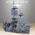 Station Forge - Orques – 1x Gobs Pearl Battle Ship 1