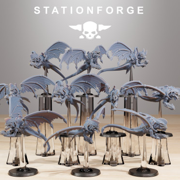 Station Forge – Hive Monster – 10x Xenarid Flyers