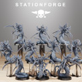 Station Forge – Hive Monster – 3x Xenarid Serpents 0