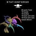 Station Forge – Hive Monster – 10x Xenarid Infantry Melee 6