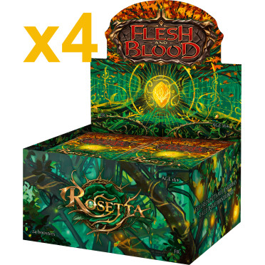 Flesh & Blood - Rosetta - Lot de 4 Boites de 24 Boosters