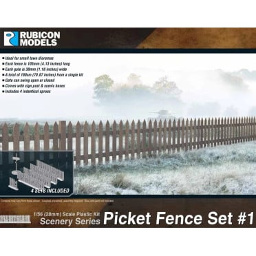 Rubicon Scenery: Picket Fence Set 1