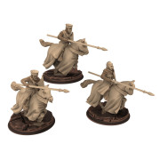 Medieval - Generic - x3 Knights on Horse V1 - Medbury miniatures