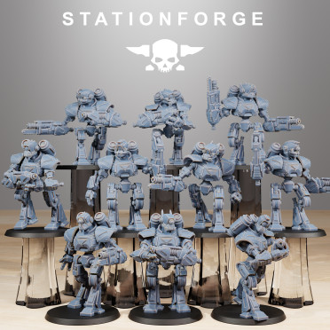 Station Forge – Meckanicus – 5x Scavenger Mechanods