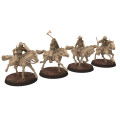 Medieval - Scotland - x3 Mounted sergeants V3 - Medbury miniatures 0