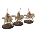 Medieval - Scotland - x11 Mounted sergeants & Hero - Medbury miniatures 1