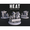 Figurines pour le coin presse du jeu Heat 0