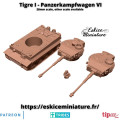 Eskice Miniature – WWII – Tigre 1, panzer VI - 28mm 1