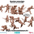 Eskice Miniature – WWII – Russian Conscripts - 28mm 0