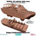 Eskice Miniature – WWII – DUKW, US vehicle with crew - 28mm 0