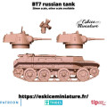 Eskice Miniature – WWII – BT7 Russian tank - 28mm 1