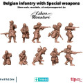 Eskice Miniature – WWII – Belgian infantry with special weapons - 28mm 1