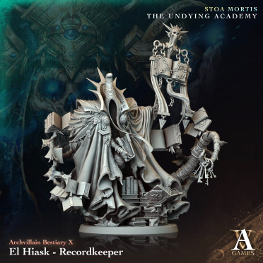 Archvillain Games - Univers Archvillain Bestiary Vol. X - El Hiask - Recordkeeper [50 mm]