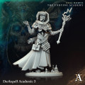 Archvillain Games - Univers Stoa Mortis The Undying Academy - Lot de 4 Darkspell Academic [25 mm] 2