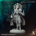 Archvillain Games - Univers Stoa Mortis The Undying Academy - Lot de 4 Darkspell Lieutenant [25 mm] 0