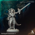 Archvillain Games - Univers Stoa Mortis The Undying Academy - Lot de 4 Darkspell Lieutenant [25 mm] 3