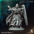 Archvillain Games - Univers Stoa Mortis The Undying Academy - Lot de 4 Darkspell Militia [25 mm] 1