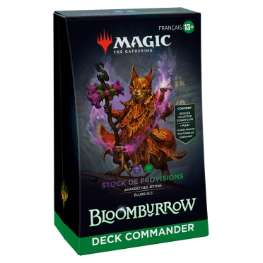 Magic The Gathering : Bloomburrow - Deck Commander Stock de Provisions