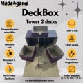 DeckBox triple compartiments - 2x100 cartes et tiroir de rangement 9