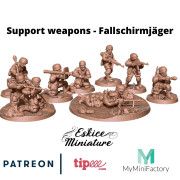 Fallschirmjäger support weapons - 3D