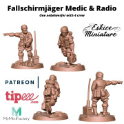 Fallschirmjäger : Medic & radio - 3D