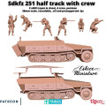 SDKFZ 251 with crew - 3D 1