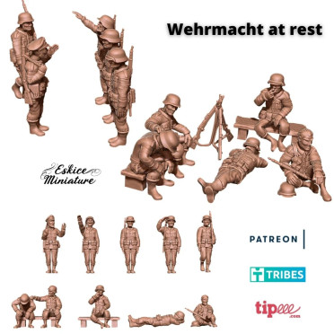 Wehrmacht au repos - Fichiers 3D