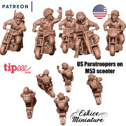 US paratroopers sur leur M53 - Fichiers 3D