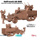 AA Half-track with M45 - 3D 0