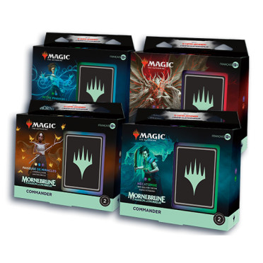 Magic The Gathering : Mornebrune - Lot des 4 Deckss Commander