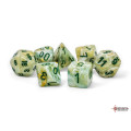 Set de 7 Dés Mega JDR Chessex : Marble 0