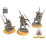 Grey Castle - x3 Rangers with Spear - Davales