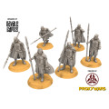 Grey Castle - x6 Court Guards on Foot - Davales 0