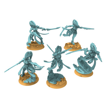 Space Elves - x5 Bone Wild Maidens - DrunkMagosCellar