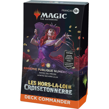 Magic The Gathering : Les Hors-la-loi de Croisetonnerre - Deck Commander Ennemie Publique Numéro Un