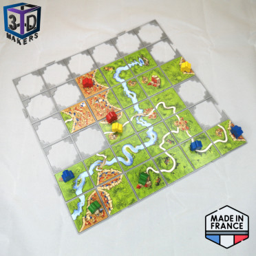 Carcassonne type tile placement grid