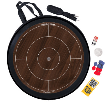 Pack Crokinole Complet + Sac de Transport