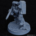 Tablehammer – Federation of Tyr – Exo Dwarves with machineguns 3