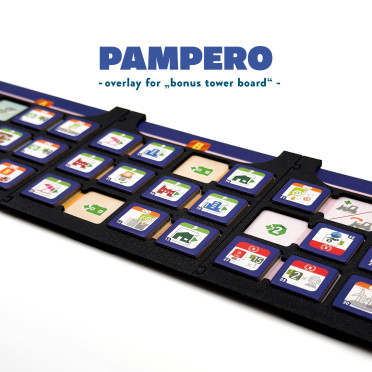 Pampero - 3D Deluxe Overlay for Tower Bonus Board (black) (3 pcs)