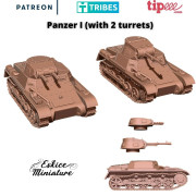 Panzer I Véhicule Allemand - Fichier 3D