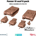 Panzer III G pack Véhicule Allemand - Fichiers 3D 1