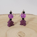 Meeple and dice earrings 4