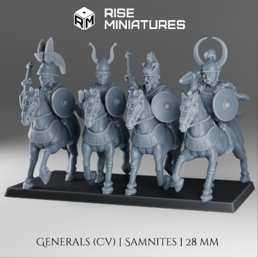 Rise Miniatures - Samnites Wars - Mounted Oscan Generals