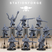 Station Forge - Meckanicus - 10x Scavenger Hooded Cultists