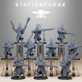 Station Forge - Meckanicus - 10x Scavenger Hooded Cultists 0