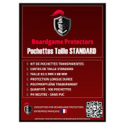 100 Standard Card Sleeves 63.5x88mm | Boardgame Protectors