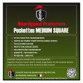 100 Pochettes Medium Square 80x80mm | Boardgame Protectors 0