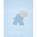 Colored Meeple Enamel Pin 3