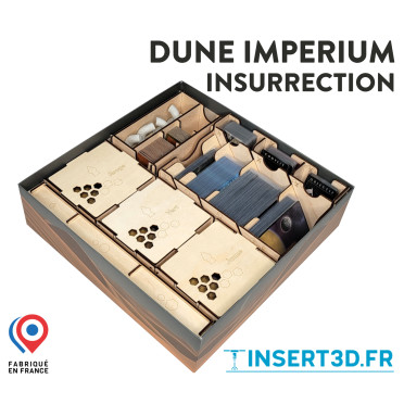 Dune Imperium Insurrection - Wooden insert - Shipped fully assembled