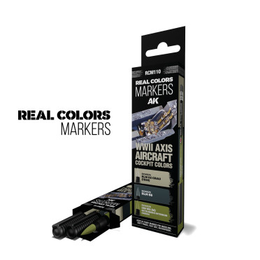 RC Markers Set - WWII Axis Aircraft Cockpit Colors